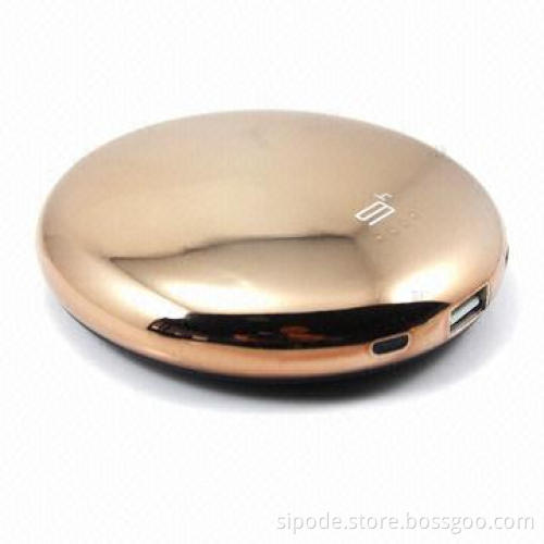 Colorful mini portable power bank with no screw
